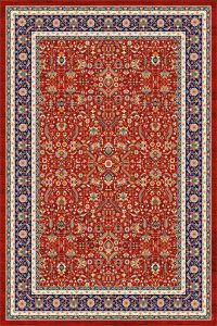 فرش کالتکس ۱۲۰۰ شانه طرح کتایون لاکی حاشیه سرمه‌ای