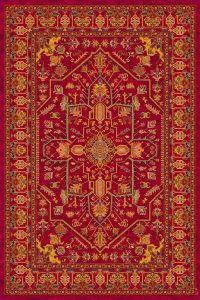 فرش کالتکس ۱۲۰۰ شانه طرح  ایوان لاکی