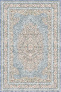 فرش کالتکس ۱۲۰۰ شانه طرح شنل طوسی