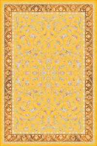 فرش کالتکس ۱۲۰۰ شانه طرح رستا زرد