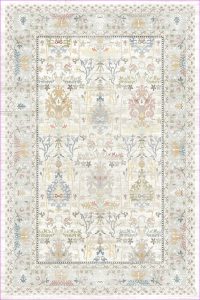 فرش کالتکس ۱۲۰۰ شانه طرح پانته آ کرم