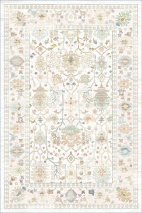 فرش کالتکس ۱۲۰۰ شانه طرح بیتا کرم