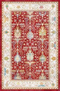 فرش کالتکس ۱۲۰۰ شانه طرح پانته آ لاکی