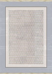 فرش قیطران ۱۲۰۰ شانه طرح مدرن G422FI