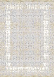 فرش قیطران ۱۲۰۰ شانه طرح G470 فیلی